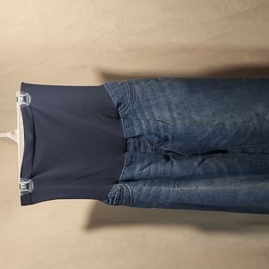3/$10 Indigo Blue Maternity Denim Blue Jeans Womens Medium Long